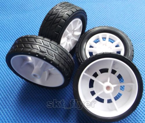 4pcs 38*13*2.5mm Rubber Car Tire Toy Wheels Model Robot Part for DIY