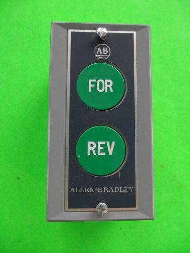 Allen bradley forward / reverse push button switch enclosure 800s-2sb for sale