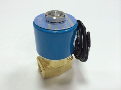 Solenoid valve n.c. 1/4 port, brass body, ksd made in taiwan for sale