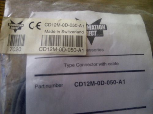 NEW Automation Direct CD12M-0D-050-A1 Connector Cable 7020