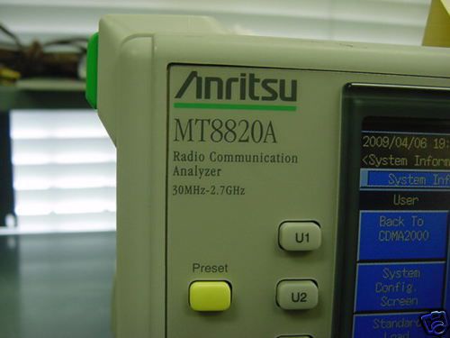 ANRITSU MT-8820A WIRELESS TEST SET- FULLY LOADED