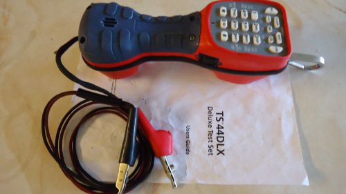 Nice fluke harris ts44 dlx data safe override butt set abn cord, manual warranty for sale