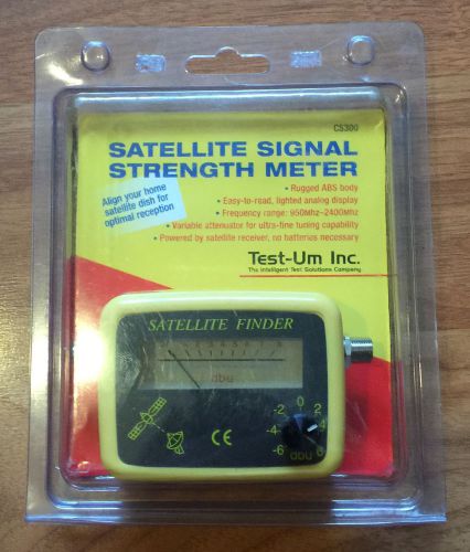 Test-Um CS300 Satellite Signal Strength Test Meter