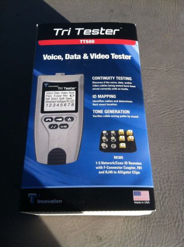 TT500 Tri Tester PRO Cable Tester for Voice Data &amp; Video networks