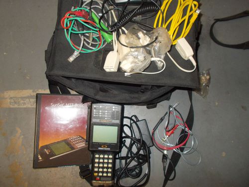 SUNRISE TELECOM SUNSET MTT  Kit , charger, book,cables ,Tested Working