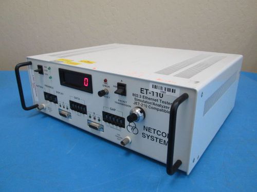 NetCom Sytems ET-110 802.3 Ethernet Tester Simulator/Analyzer JET-210 Compatible