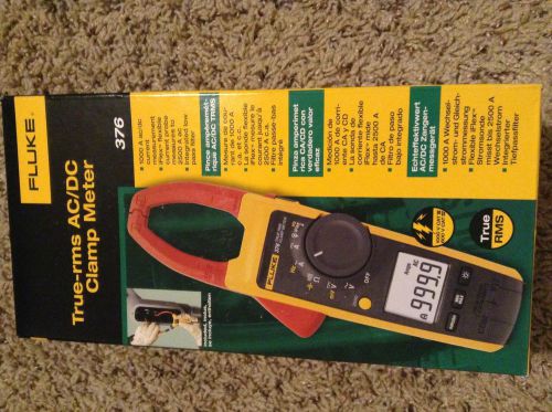 New !! Fluke 376 True RMS AC/DC Clamp Meter with iFlex brand new in box