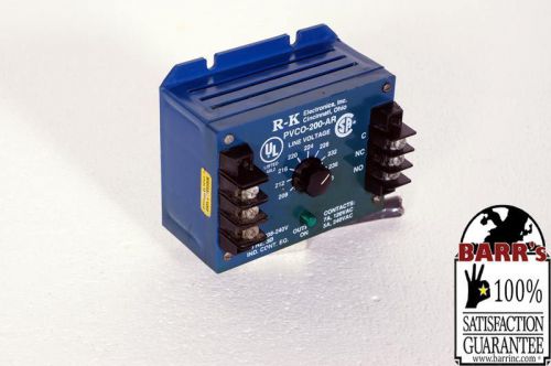 R-K industries PVCO 200 3ph Voltage Relay, 208-240VAC , 60Hz,