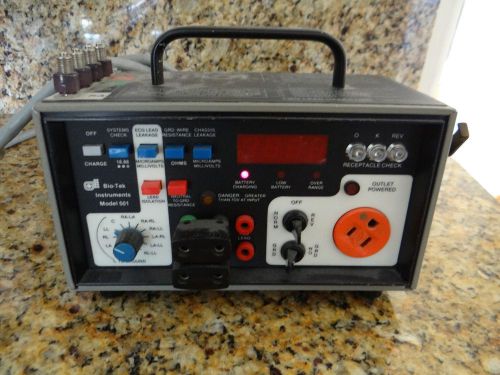 BioTek Instruments Model 501 Electrical Safety Analyzer Tester 1614