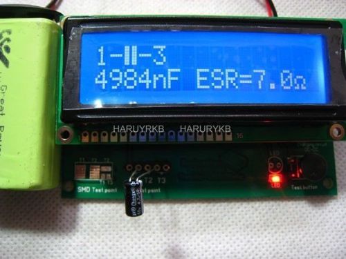 backlight LED Transistor Tester Capacitor ESR Inductance Resistor NPN PNP #50