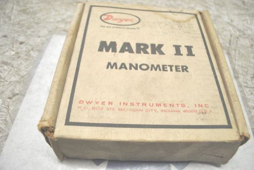 Dwyer Mark II Manometer Model 25