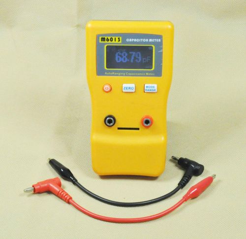 Jingyan m6013 v2 auto range digital capacitance capacitor meter tester measurer for sale