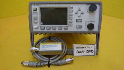 Agilent e4418b epm series power meter 8481a power sensor used working for sale