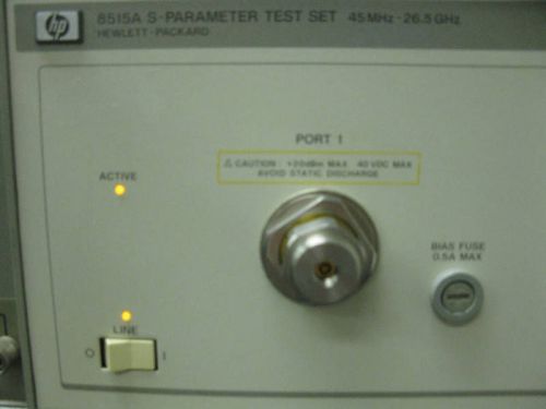 HP 8515A S-PARAMETER TEST SET 45MHz-26.5GHz