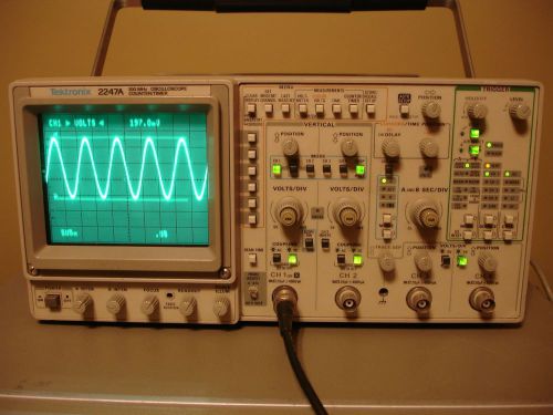 Tektronix 2247A 4 Channel 100MHz Analog Oscilloscope/Counter/Timer
