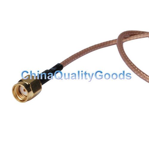 Rp sma male to rp sma male plug pigtail cable rg316 30cm for wireless antenna for sale