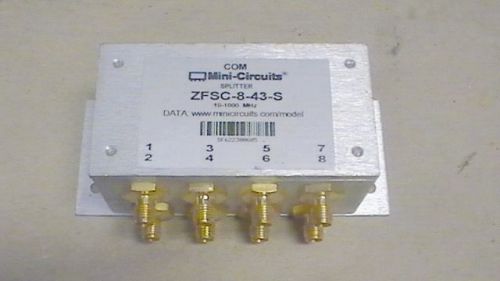MINI CIRCUITS ZFSC-8-43-S SMA RF Power Splitter Combiner 10-1000Mhz .010-1 GHz