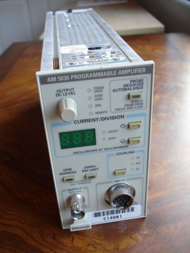 Tektronix AM 5030 Programmable Amplifier Excellent Condition Guaranteed to work