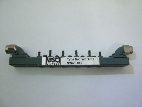 RF FILTER MICROWAVE CF 18.8GHz BW 1GHz WB1781