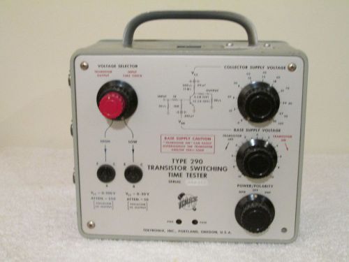 Tektronix  290    Transistor Test Unit       500 Series