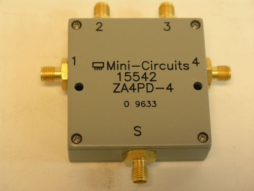 Mini-Circuits ZA4PD-4   4 Way Power splitter/Combiner.  2000 to 4200MHz.