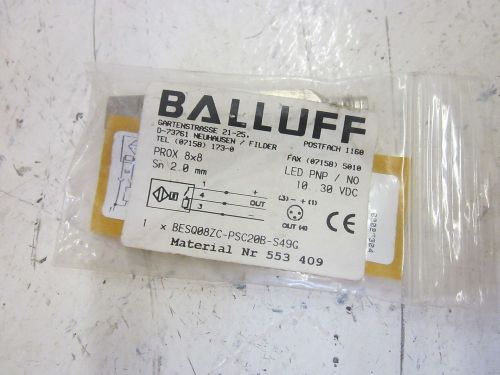 BALLUFF BES Q08ZC-PSC20B-S49G INDUCTIVE SENSOR 10-30VDC *NEW IN A FACTORY BAG*