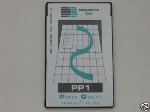 Dranetz bmi taskcard pq plus pq-plus task card pp1 for sale