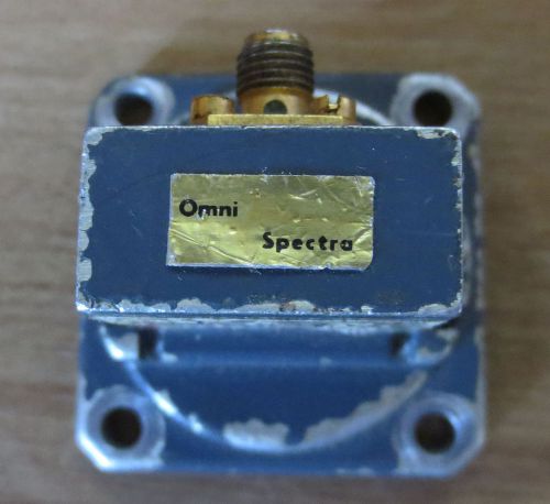 Omni Spectra Waveguide Gold SMA Female