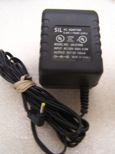 SIL Class 2 Power Supply UD-0708B 7.5VDC 700mA for GN 9120 GN netcom
