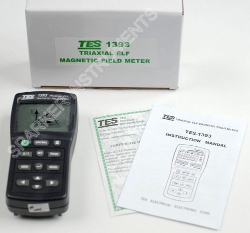 Emf tester gauss electromagnetic field meter(tes-1393) for sale