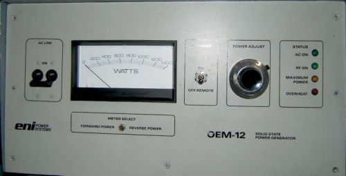 Eni oem-12l rf power supply -  warranty for sale