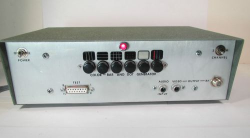 Vintage Color Bar and Dot Generator Audio Video RF Kit