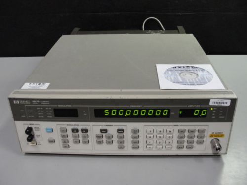 Agilent / hp 8657b signal generator: 100 khz to 2060 mhz + options 001 &amp; 003 for sale