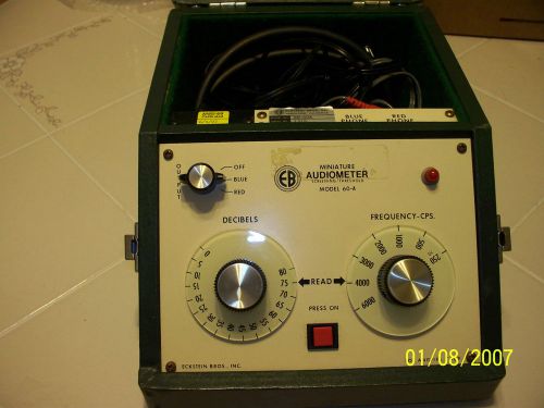 Miniature audiometer model 60-a for sale