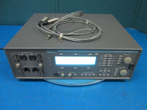 Audio precision ats-1 audio analyzer w/ xlr cable *powers on* for sale