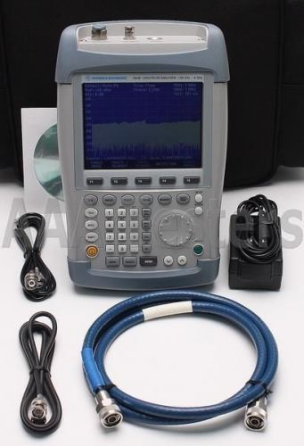 Rohde &amp; schwarz fsh6 r&amp;s 6.06 handheld spectrum analyzer w/ preamplifier fsh for sale