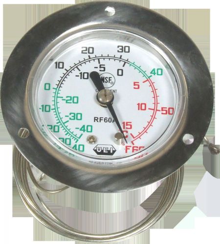 Uei rf60a vapor tension thermometer, -40 to 60f (-40 to 15c), 2f/c per division for sale