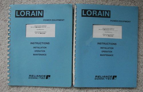 Lorain Model M260CAB Flotrol Rectifier Cabinet Instruction Manual