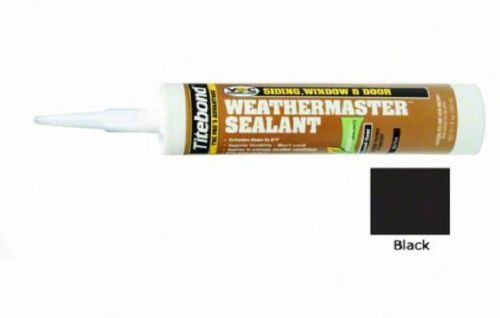 Titebond WeatherMaster Siding, Window, Door Sealant Black, 10.1 oz (44031)