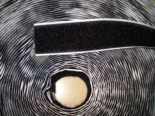 Vab50 (hook only) 1 yd x 2&#034; (50mm) width black color velcro adhesive tape 0510e for sale