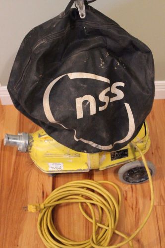 NSS NATIONAL SUPER SERVICE M-1 PIG INDUSTRIAL COMMERCIAL CANISTER VACUUM USED