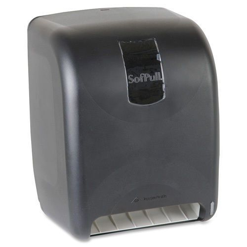 Sofpull towel dispenser high capacity black. sold as each for sale