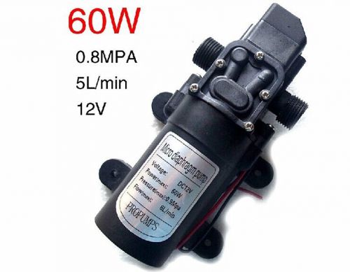 New 60w 12v 1/2&#039;&#039; electric diaphragm high pressure water pump car wash d type for sale