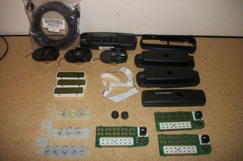Motorola cdm 750 1250 1550 vhf uhf remote mount head &amp; parts new cable rkn4079a for sale