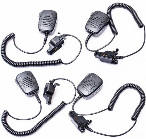 4 pcs Big Speaker Microphone for Motorola XTS-1500/2500/3000/3500/5000 MTS-2000