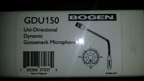 Bogen GDU150 UNI-Directional Dymanic Gooseneck Microphone