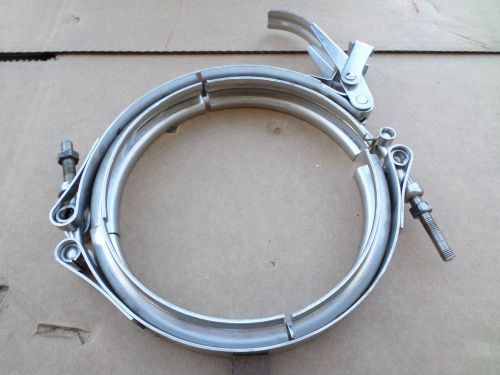 CLAMPCO 999GM-0759 A01 7&#034; STAINLESS SANITARY RING CLAMP