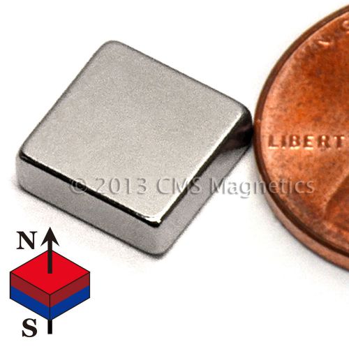 Grade n45 neodymium magnet 3/8&#034;x3/8&#034;x1/16&#034; ndfeb rare earth 500 pc for sale
