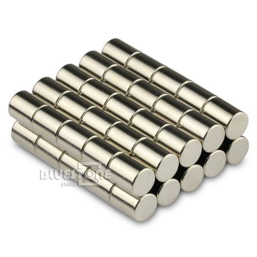20 pcs Super Strong Round N50 Bar Cylinder Magnets 8 * 10mm Neodymium Rare Earth