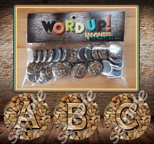Complete set of alphabet button magnets for sale
